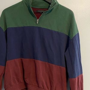 PACSUN Color Block 1/2 Zip